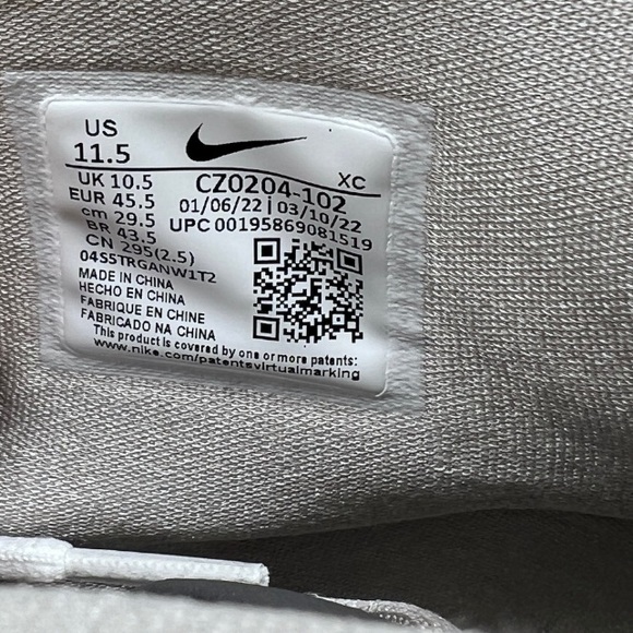 Nike Kyrie Infinity Smoke And Mirrors CZ0204-102 White/Blue/Iron Grey Me… - Picture 9 of 9